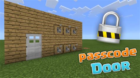 Download free books in pdf format. PASSCODE DOOR! - MCPE 0.13.0 Redstone Creations ...