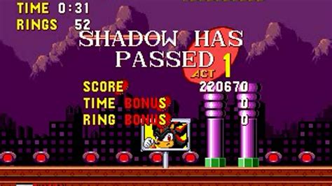 Shadow In Sonic The Hedgehog Genesis Longplay 60 Fps