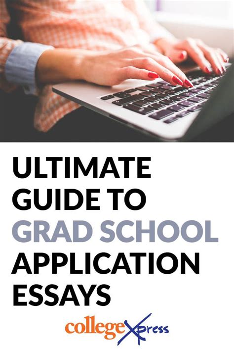 How To Write Your Grad School Application Essay School Application