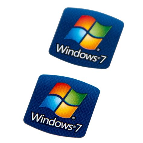Windows 7 Sticker 17x17 Mm Abcdealeu