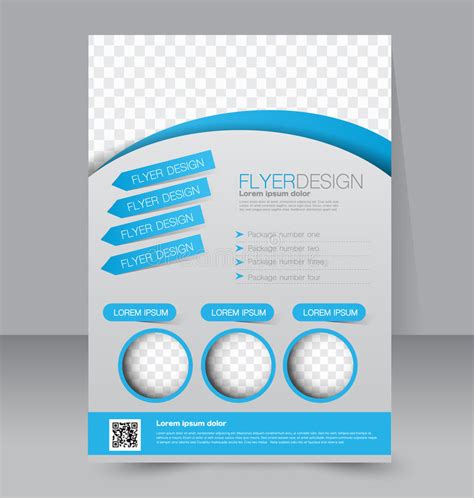 Flyer Template Business Brochure Stock Vector Illustration Of