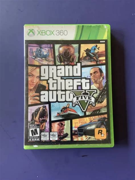 Grand Theft Auto V Gta 5 Microsoft Xbox 360 Cib Complete W Manual
