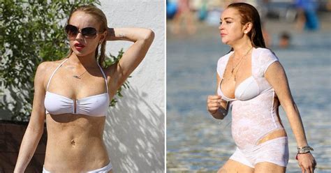 Lindsay Lohan In A Bikini Daily Star