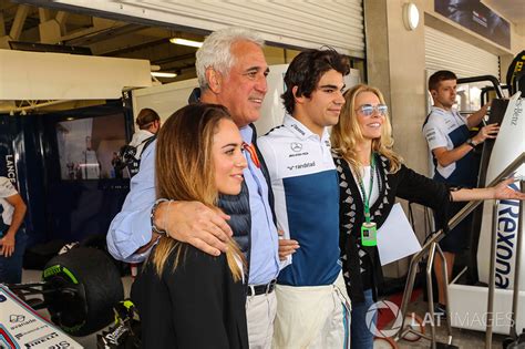 Lance Stroll Williams And His Father Lawrence Stroll Celebrate His