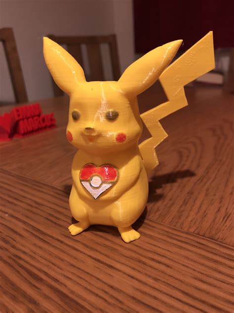 3D Printable Valentine Pikachu by Jukka Seppänen