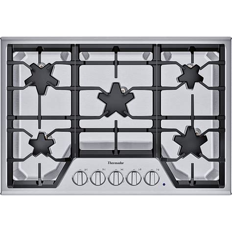 Thermador Masterpiece Built In Gas Cooktop With Star Burners And Extralow Select Stainless