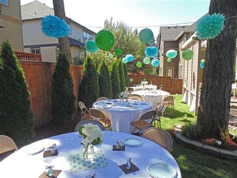Start with invitations that set the tone, then fish around for decor that really drives the theme home. Frog, Snails and Puppy Dog Tails backyard baby shower ...