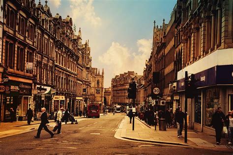 Vintage London Street Photograph By Digital Art Cafe