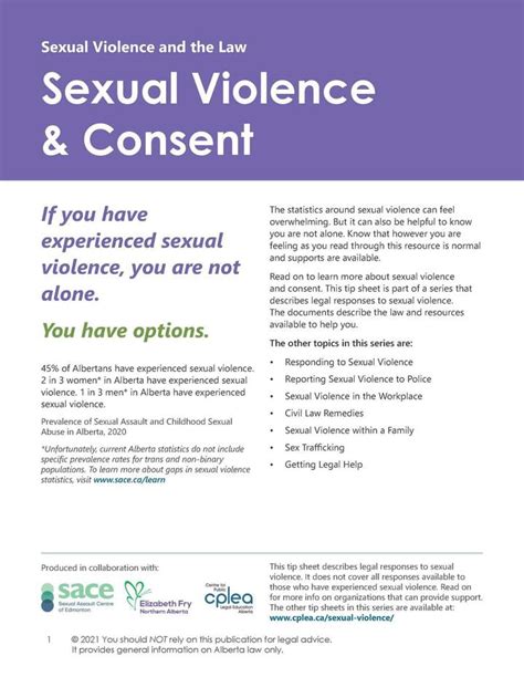 Sexual Violence Consent Cpleaca