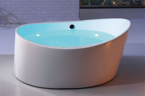 Eago Am2130 66 Inch Round Free Standing Acrylic Air Bubble Bathtub