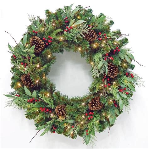 Best Artificial Christmas Wreaths Home Depot With New Ideas Interior