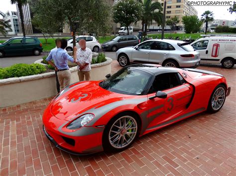 Red Porsche 918 Spyder Spotted In Monaco Gtspirit