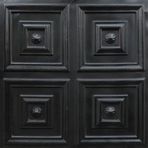 24x24 d215 pvc decorative coffered ceiling tiles. D112 PVC CEILING TILE 24X24 GLUE UP - BLACK - FAUX TIN PVC ...