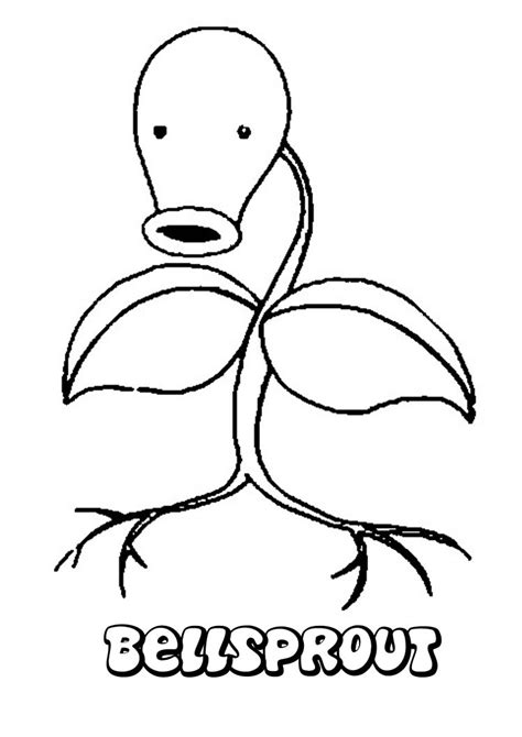 Bellsprout Coloring Pages