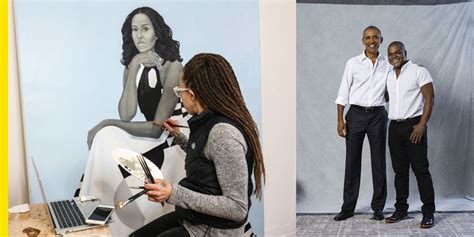 Heres Michelle Obama Posing For Her Official Portrait