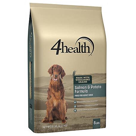 You can also improve the quality of his food by using only healthy, high quality, fresh ingredients. 4health Dog Food Salmon And Sweet Potato