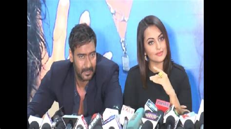 Press Conference Of Action Jackson With Ajay Devgan And Sonakshi Sinha Youtube