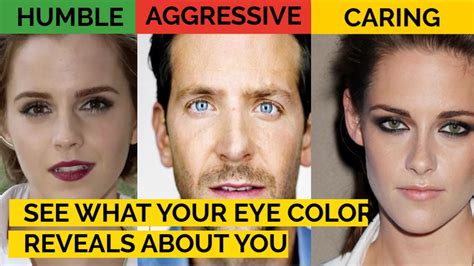 what does your eye color say about your personality eye color personality test youtube