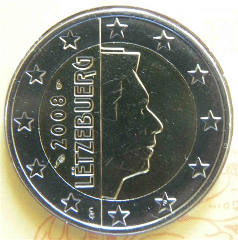 Luxembourg 2 Euro Coin 2008 Euro Coinstv The Online Eurocoins