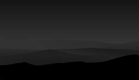 1336x768 Resolution Dark Minimal Mountains At Night Hd Laptop Wallpaper