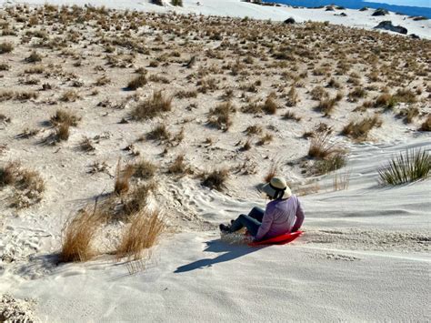 How To Go Sledding At White Sands National Park