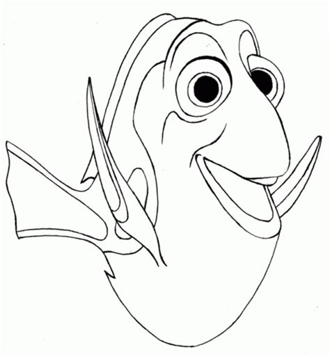 Moreover, you also can find a funny and cute fish design for your kid's coloring pages. Finding Nemo Dory Coloring Pages - Coloring Home