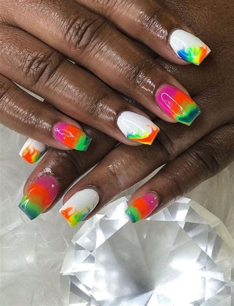 30 Trendy Rainbow Nail Art Designs For Summer Rainbow Nail Art