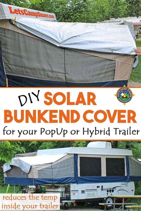 diy solar bunk end covers make your own pop up gizmos