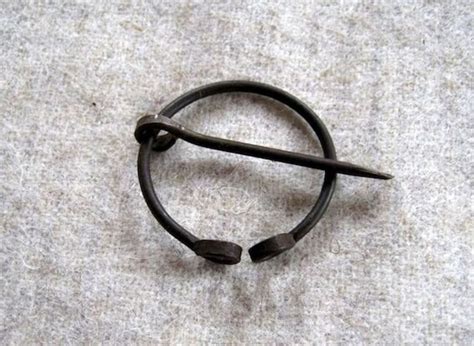 Hand Forged Annular Cloak Pin Brooch Omega Buckle Norse Viking Vikings