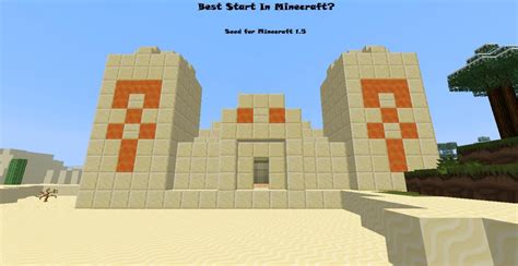 Best Start Ever In Minecraft Seed For Minecraft Version 15 Minecraft Blog