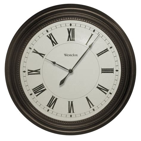 Westclox 16 Round Roman Numeral Wall Clock And Reviews