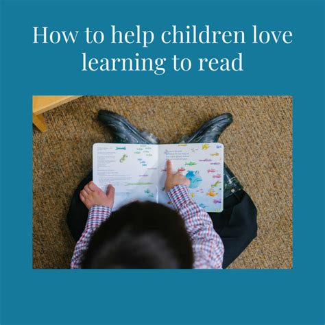 How To Help Your Child Learn To Read And Love It The Tutoring Company