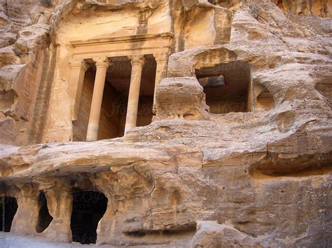 Nabatean Sanctuary Of The Siq Al Barid Little Petra In Jordan By