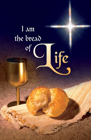 Looking for free printable first communion cards? Bread of Life Communion Bulletin | My Healthy Church®