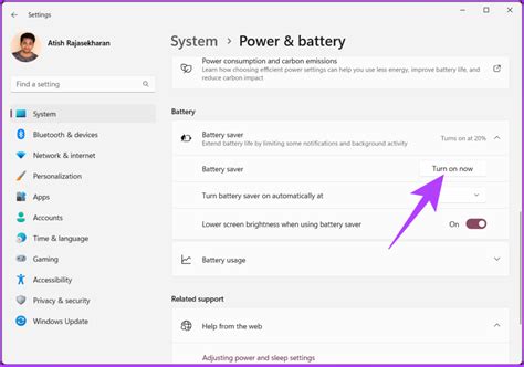 How To Enable Or Disable Battery Saver In Windows 11 Laptop Guiding Tech