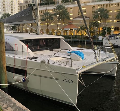 Leopard 40 Sailing Catamaran Haven For Sale Leopard Brokerage