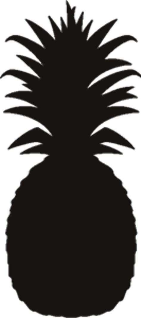 Download High Quality Pineapple Clipart Silhouette Transparent Png