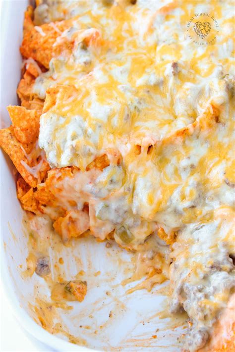 The Best Dorito Casserole Recipe With Ground Beef And Cheese