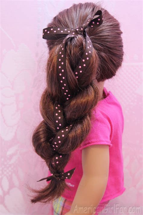 Doll hairstyles easy steps and hairstyles have actually been preferred amongst men for many years, and also this pattern will likely carry over into 2017 as well as past. Doll Hairstyle: Ponytail Braid with Ribbon! (AmericanGirlFan)