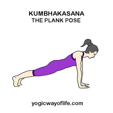 Kumbhakasana The Plank Pose