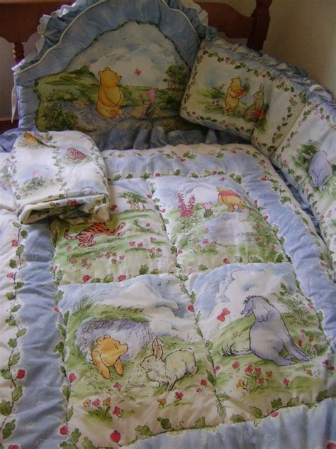 Free delivery and returns on ebay plus items for plus members. Disney Classic Winnie the Pooh 4 Pc. Crib Set Nursery ...