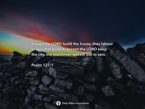 Psalm 1271 Daily Bible Inspirations
