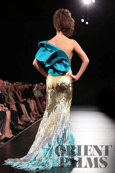 Amal Sarieddine “golden Sun” A H 2010 2011 Haute Couture Strapless
