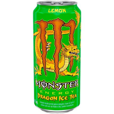 Energético Monster Dragon Ice Tea Lemon 473ml Coop Drogaria