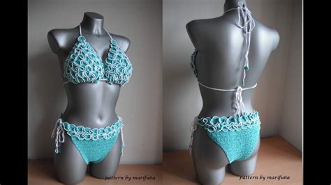 How To Crochet Bikini Swimsuit Free Pattern Video Tutorial Bikini De