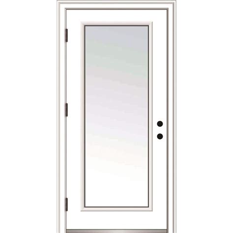 Mmi Door 32 In X 80 In Severe Weather Right Hand Low E Impact Glass
