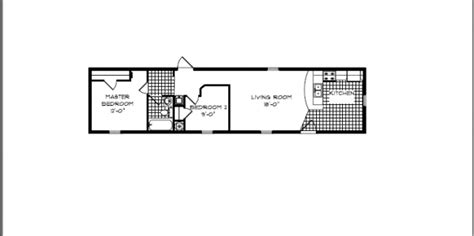 Floor Plan For 1976 14x70 2 Bedroom Mobile Home Senior Retirement