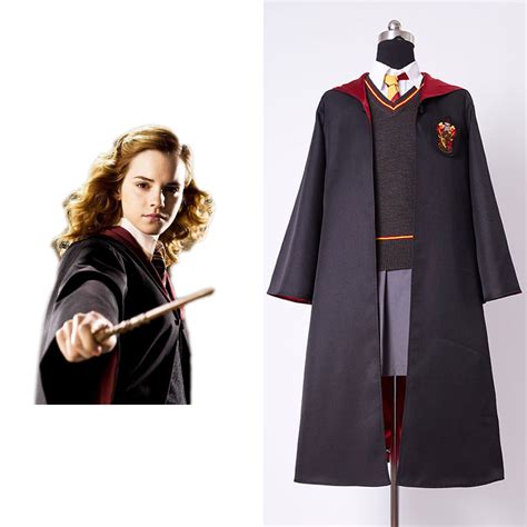 Hermione Granger Carnaval Cosplay Costume Adulte Gryffondor Uniforme