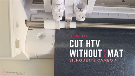 How To Cut Heat Transfer Vinyl On Silhouette Cameo 4 Without A Mat