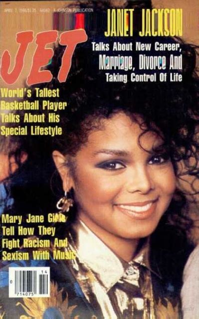 Top Of The Pop Culture 80s Janet Jackson Jet Magazine Interview 1986